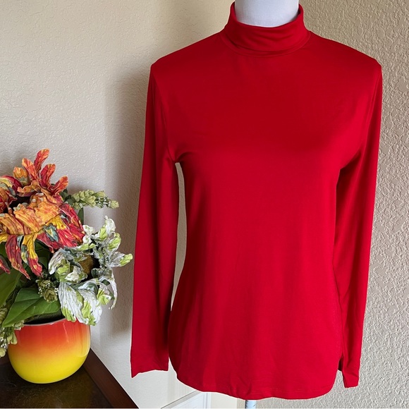 NWOT Danskin Stretch Lightweight Turtleneck - Picture 5 of 10